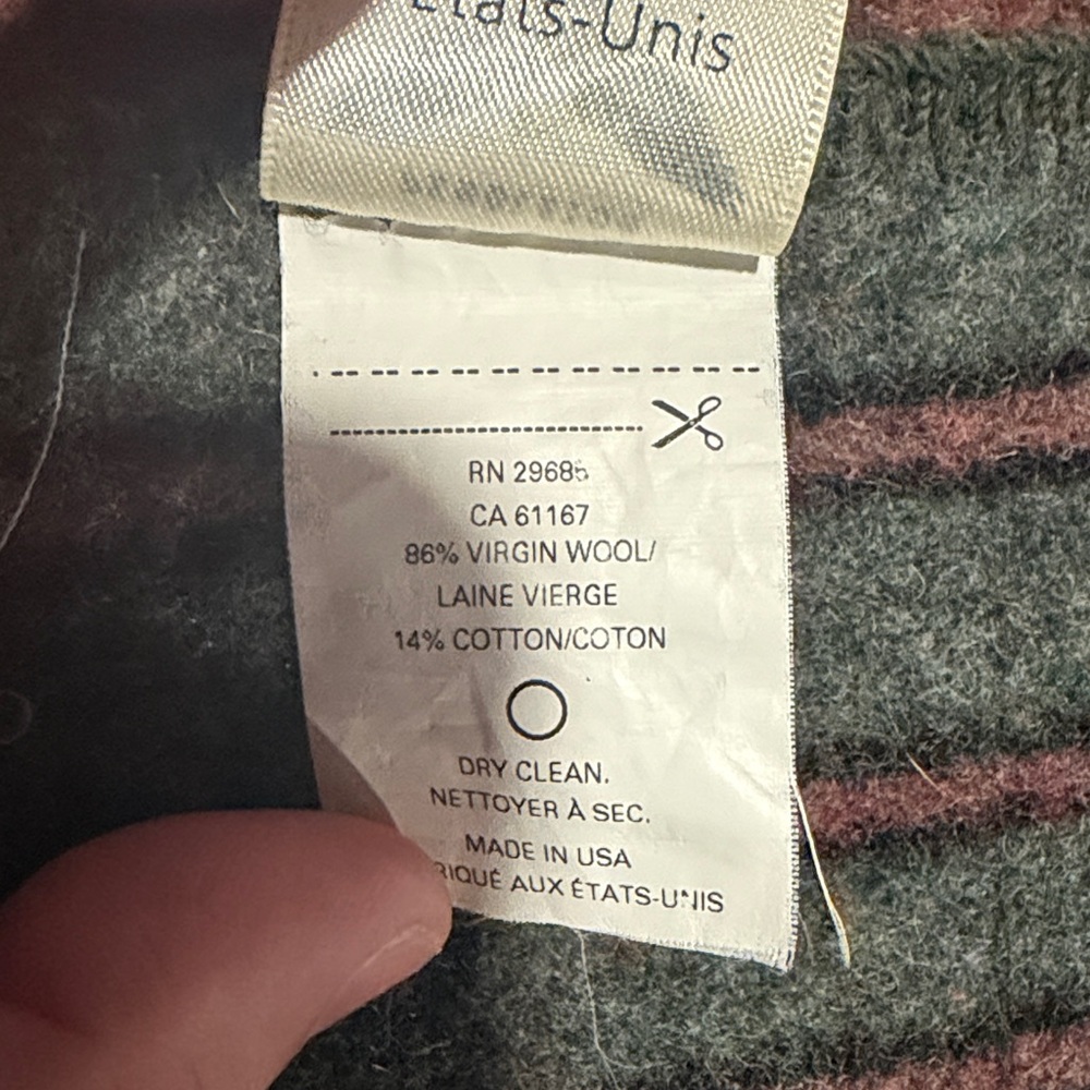 Pendleton Wool Striped Blanket - Picture 5 of 6